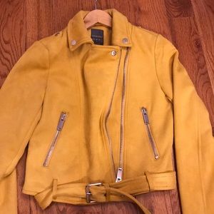 Yellow Suede Jacket